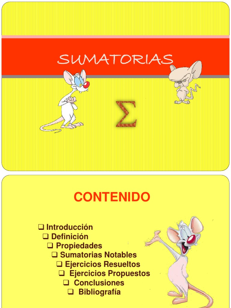 Sumatorias | PDF