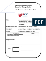 Informe Final Construccion INSTALACIONES SANITARIAS