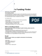 Funding Finder