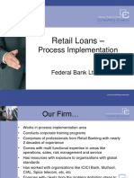 Retail Banking-Process Implementation Consultancy