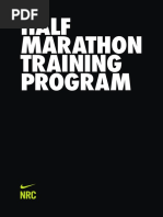 Nike Run Club Half Marathon Training Plan Audio Guided Runs PDF