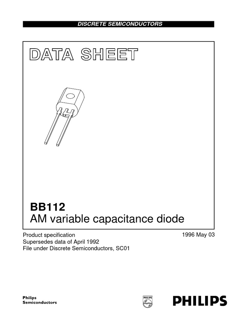 BB112 Varicap Diode Datasheet | PDF
