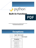 Built in Functions