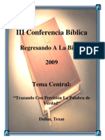 000 conferencia 2009 trazando con precision la Palabra