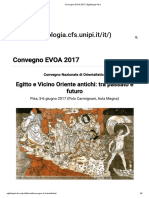 Convegno EVOA 2017 _ Egittologia Pisa