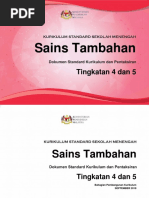 Dskp Kssm Sains Tambahan T4 Dan T5 Min Pdf Pdf