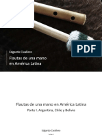 Flautas de una mano en América Latina. Parte I