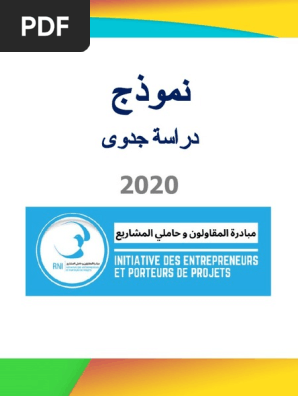 نموذج دراسة جدوى جاهزة مبادرة المقاولون و حاملي المشاريع Docx 1