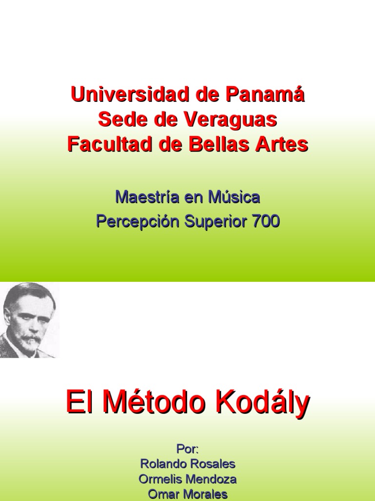 El Método Kodály Escala (Música) Ritmo