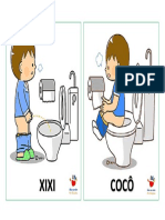 Cards de Banheiro Xixi Coco 17x14