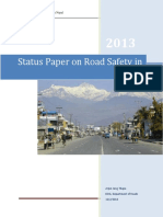 Status Paper On Road Safety in Nepal - Dep of Roads - 2013 PDF
