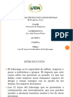 Presentacion Las 21 Leyes Irrefutables Del Liderazgo