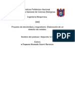 Proyecto: Elaboración de Un Detector de Metales