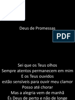Deus de Promessas (Toque No Altar)