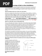 Separating Rock Salt: Methods Explained | PDF