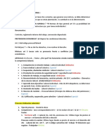 Derecho procesal laboral: procesos típicos y competencia judicial