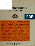 AAVV - El Comentario de Textos PDF