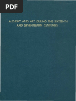 Alchemy and Art During The Sixteenth Seventeenth Centuries PDF