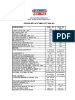 ESPECIFICACIONES TÉCNICAS AXIS 90 JOG 50