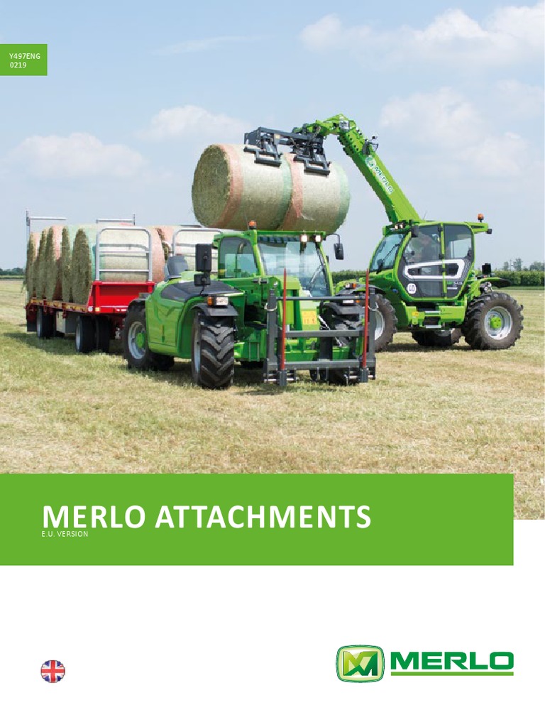 Merlo Telehandler Attachments Guide | PDF | Crane (Machine) | Civil ...