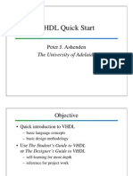 VHDL Quick Start