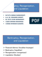 Bangkrut, Reorganisasi Dan Likuidasi