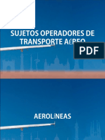 Sujetos Operadores de Transporte Aéreo