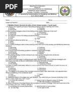 R&W Frist Quarter Exam