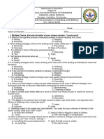 R&W Frist Quarter Exam