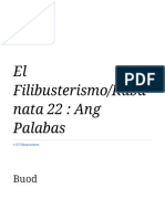El Filibusterismo - Kabanata 22 - Ang Palabas - Wikibooks PDF