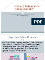 Self-Reliant and Independent National Economy