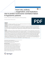 Assessment of Heart Rate, Acidosis, Consciousness, Oxygenation, and Respiratory Rate To Predict Noninvasive Ventilation Failure in Hypoxemic Patients PDF