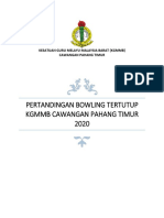 Kertas Kerja Pertandingan Bowling KGMMB 2020