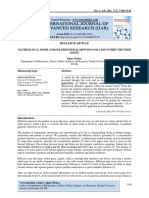 Mathematical Model For One Dimensional D PDF