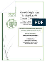 Metodologia para La Gestion de Cortes Carreteros