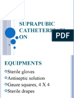 Suprapubic catheterization
