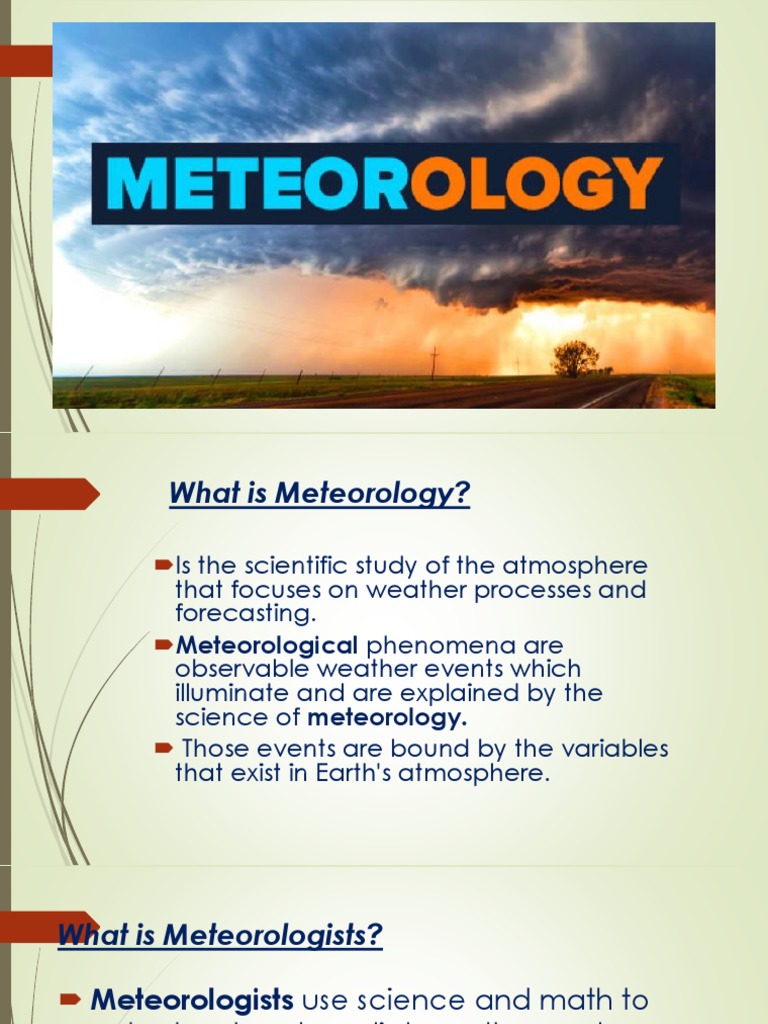 Meteorology