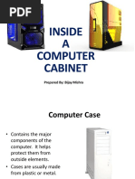 Inside A Computer Cabinet