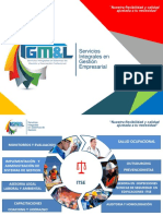 Brochure de Servicios GM&L Soluciones Integrales en Sistemas de Gestion 2020 PDF