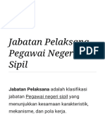 Jabatan Pelaksana Pegawai Negeri Sipil - Wikipedia Bahasa Indonesia, Ensiklopedia Bebas