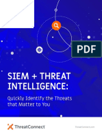 ThreatConnect SIEM Threat Intelligence Whitepaper PDF