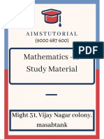 Mathematics Ib Aimstutorial 2019 PDF