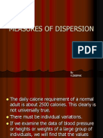 C22 P05 MEASURES OF DISPERSION