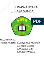 Tugas Wawancara Bahasa Sunda