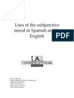 Uses of The Subjunctive Mood in Spanish PDF