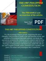 The1987philippineconstitution Thepreambleandanoverviewonthearticles 171014232712