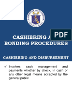 CASHIERING & BONDING PROCEDURES (Cashier)