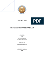Private International Law-Mat-DU-2016