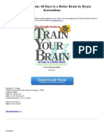Train Your Brain 60 Days To A Better Brain
