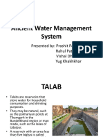 Ancient Water Management System